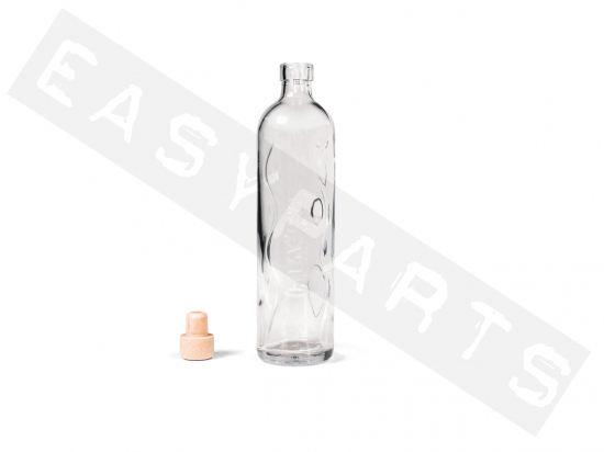 Botella de vidrio AKRAPOVIC con protección Negro